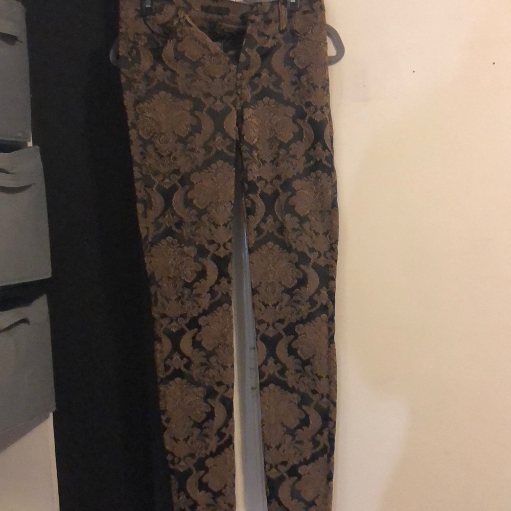 Gold detailing black pants